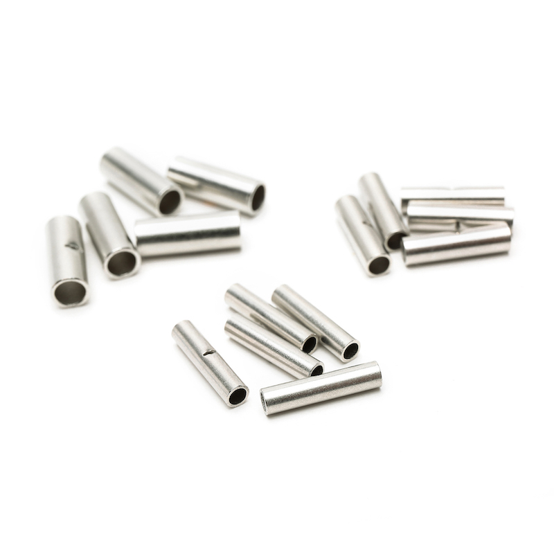 

300PCS Suyep Silver Metal Uninsulated Wire Ferrule Cable Crimp Terminals Butt Connector BN1.25 BN2 BN5.5 assortment kit