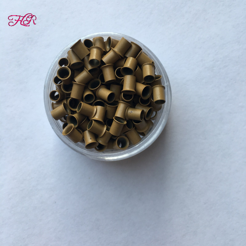 

3.2*2.8*4.0mm Micro copper tube /links/beads for Hair Extensions 1000pcs per lot