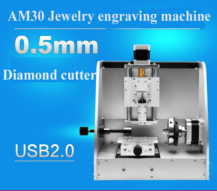 Aman Mini Jewelry Desktop Gravering Machine AM30 till salu