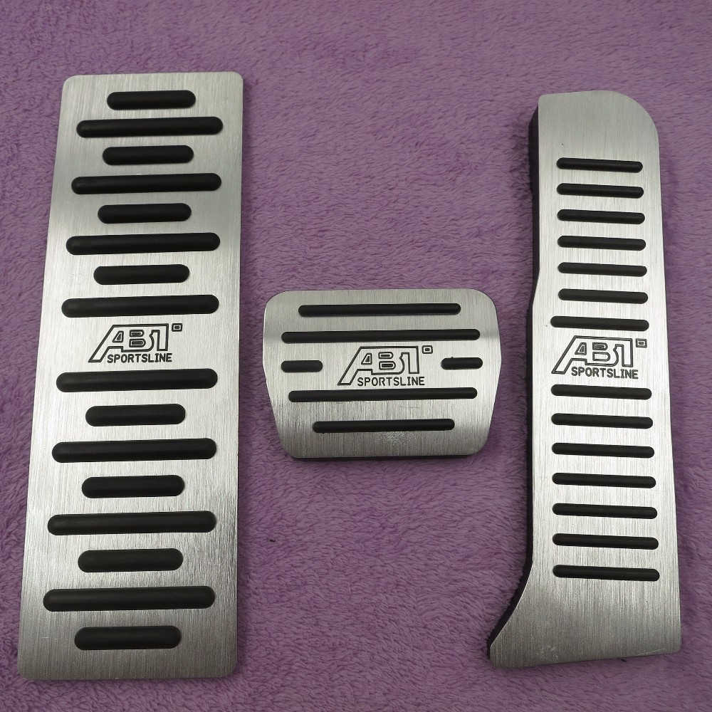 Accessoires de voiture repose-pieds en aluminium pédales de frein à gaz pour VW Sharan/VW CC/Magotan/Golf 5/6/Jetta MK5/Scirocco/Touran/Tiguan