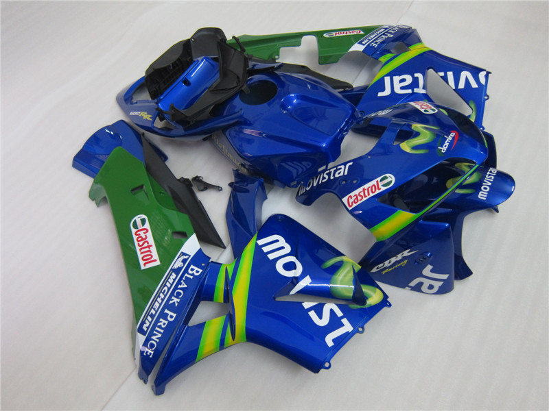 

Injection mold fairing kit for Honda CBR600RR 05 06 blue green fairings set CBR600RR 2005 2006 OT25, Same as picture