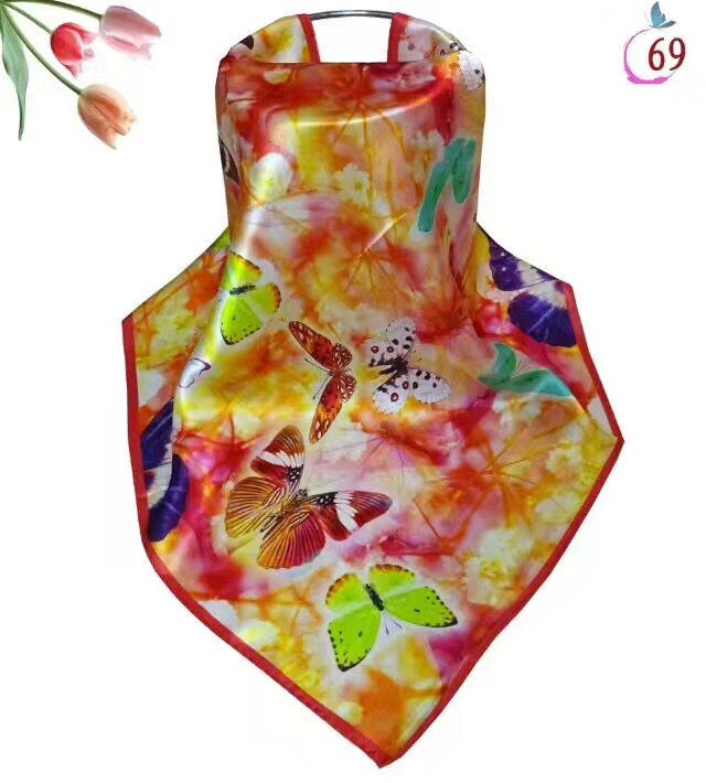 

brand new 55 square 100% silk multipurpose womens square SCARF scarves handbag accessorry #4037