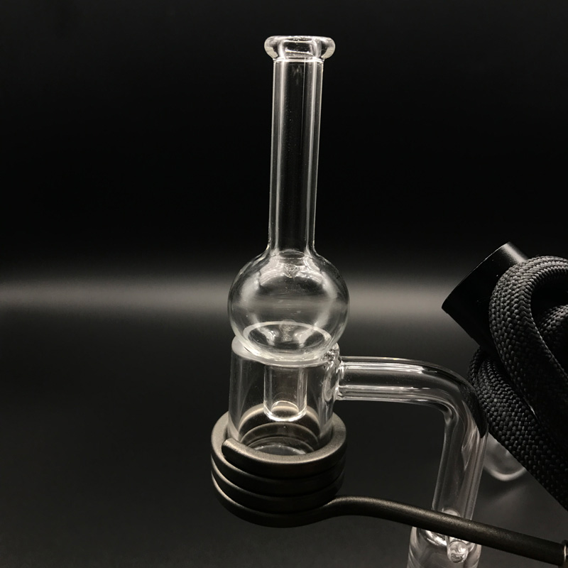 

16mm 20mm 24mm Quartz Enail Banger With Glass Ball Carb Cap Female Male 10mm 14mm 18mm Quartz E Nail Banger For Glass Bongs