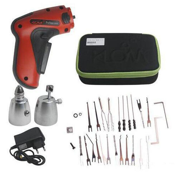 

KLOM Cordless Electric Lock Pick Gun Auto Pick Guns Lockpicking Locksmith Tools