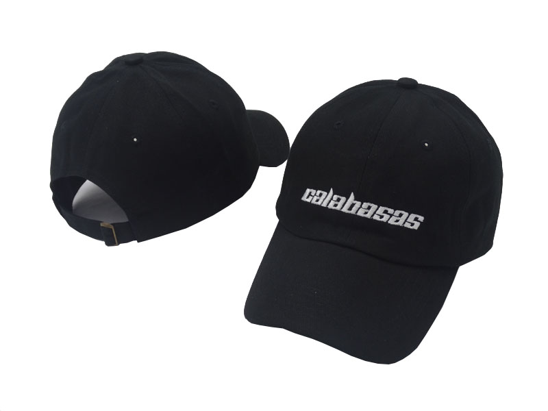 

New dad cap calabasas hat snapback caps baseball hats adjustable hat, Black