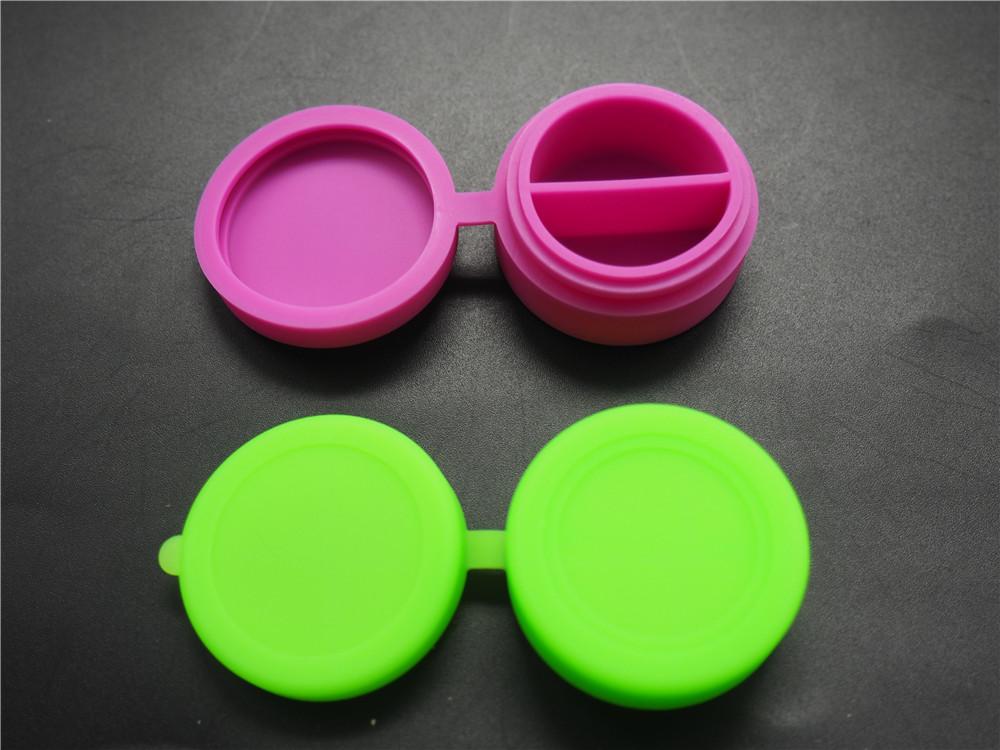 

Approved Silicone Container Jars Dab wax vaporizer oil container oil slick dry herb containers Box Vaporizer for concentrate wax
