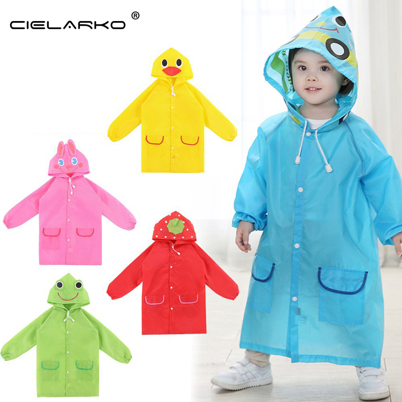 Wholesale- Children Poncho New Waterproof Kids Rain Coat For children Raincoat Rainwear/Rainsuit Kids boy girl Animal Style Raincoat LYJ19