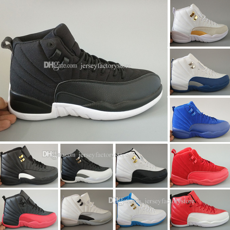 

Basketball Shoes 12 Blue Suede Wool The Master Gym Sneakers Sports Shoes XII Tranining Shoes Athletic Taxi Boot Free Shipping, #25