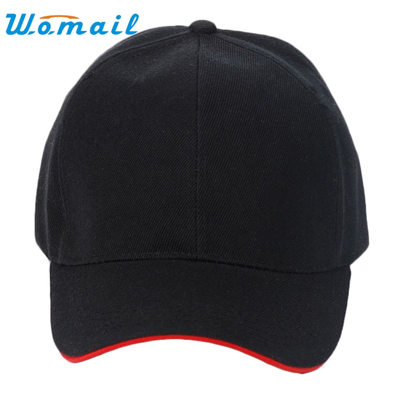 Vente en gros-2017 Vente chaude Nouvelle Mode Unisexe Plaine Casquette de Base Blanc Visière Courbée Chapeau Solide Couleur Ajuster 17mar10 Envoy