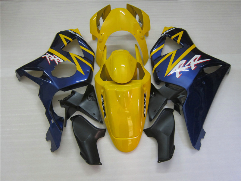 

Bodywork fairing kit for Honda CBR900RR 2002 2003 blue yellow fairings set CBR 954RR 02 23 OT25, Same as picture