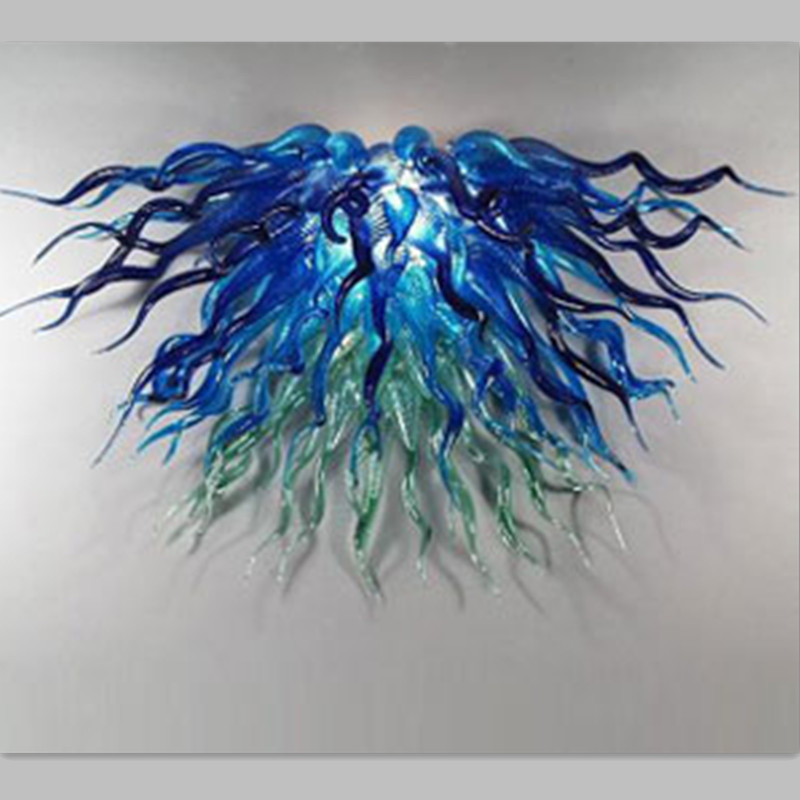 

hot blue ceiling lights led light bulbs handmade blown glass chandelier lights indoor kitchen furniture lighting