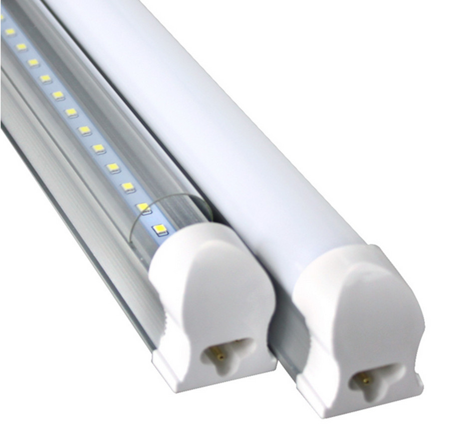 

led tubes Integrated 2.4m 8ft 45W T8 Tube Lights SMD2835 192 Leds High Bright 4800lm Warm/Cool White Frosted/Transparent Cover 85-265V
