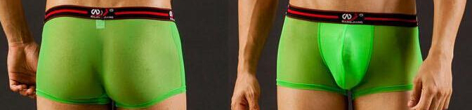 

Wholesale Mens Underwear Polyester Solid color Boxer briefs Breathable Stretch Anti emptied Briefs sexy fashion low waist Titun underpants, Red