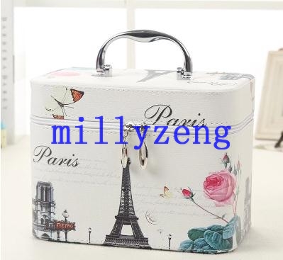

Fashion Cosmetic Bag Large-capacity Professional Cosmetic Case Cosmetics Package To Buy One Get One Many colors to choose, Multi