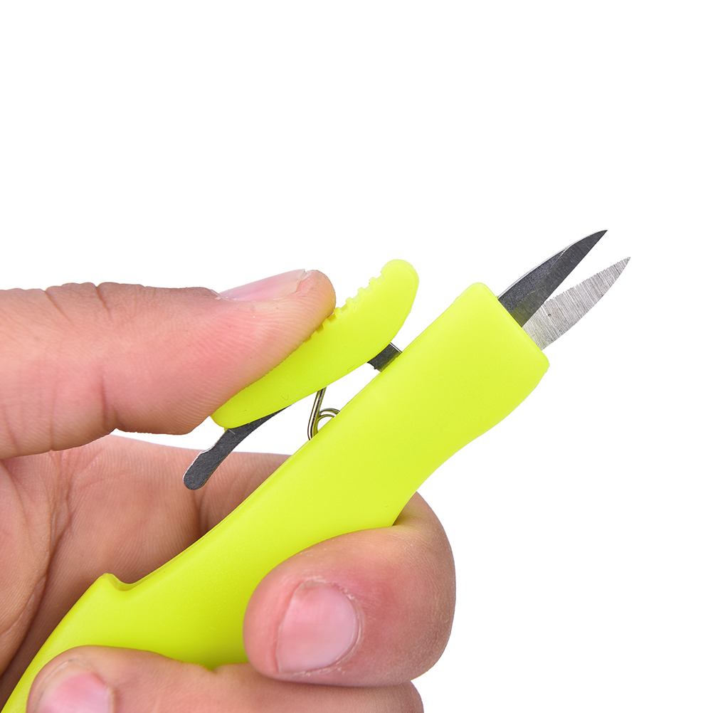 

Wholesale- 1Pc Portable Fish Shaped Fishing Line Scissor Cut Clipper Multi-purpose Fishing Tackle Scissor Fish Use Scissors Accessories