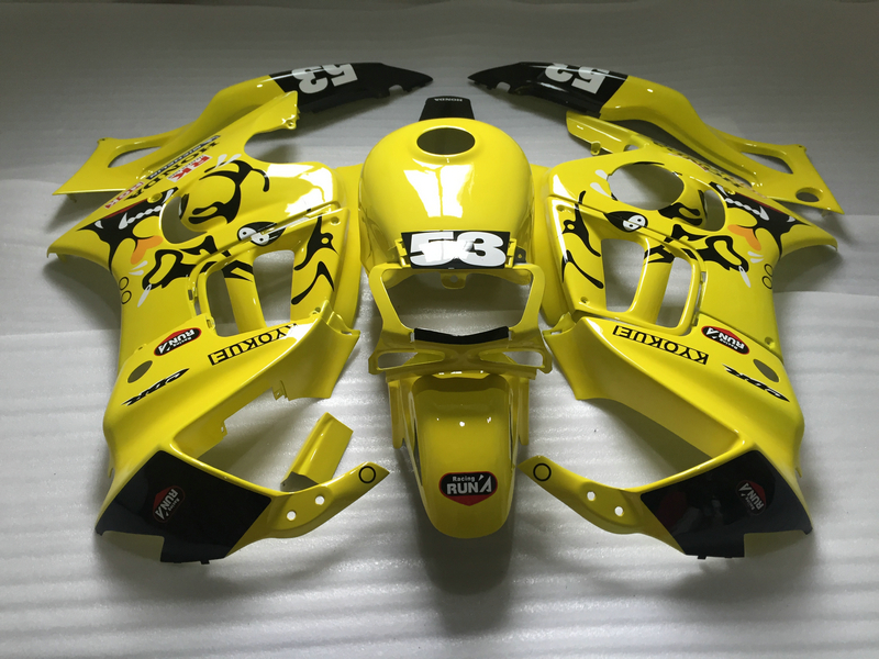 

Top selling bodywork fairing kit for Honda CBR600F3 97 98 yellow black fairings set CBR600 F3 1997 1998 OT32, Same as picture