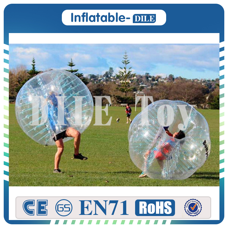 

Inflatable Bumper Ball 0.8mm PVC 1.0M Diameter Zorb Ball Football Human Knocker Ball Bubble Soccer For Kid Play Game