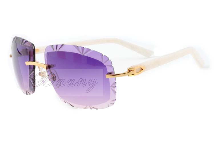 

color engraving mirror, Jindian fashion high-quality carving sunglasses 8300075 leisure ultra-light white board glasses, size: 60-18-140mm