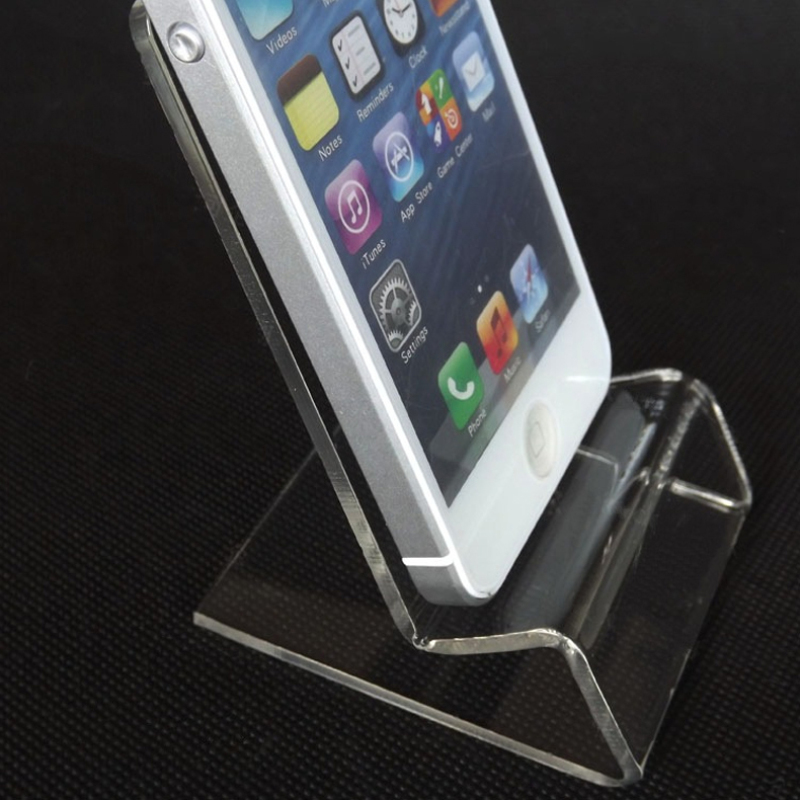 

DHL fast delivery Acrylic Cell phone mobile phone Display Stands Holder stand for 6inch mobile phone smartphone HTC, Mixed color