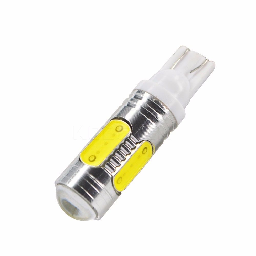 

2X White T10 7.5W 10 Smd DRL LED Bulb Car Auto Wedge Reverse Signal Light Lamp