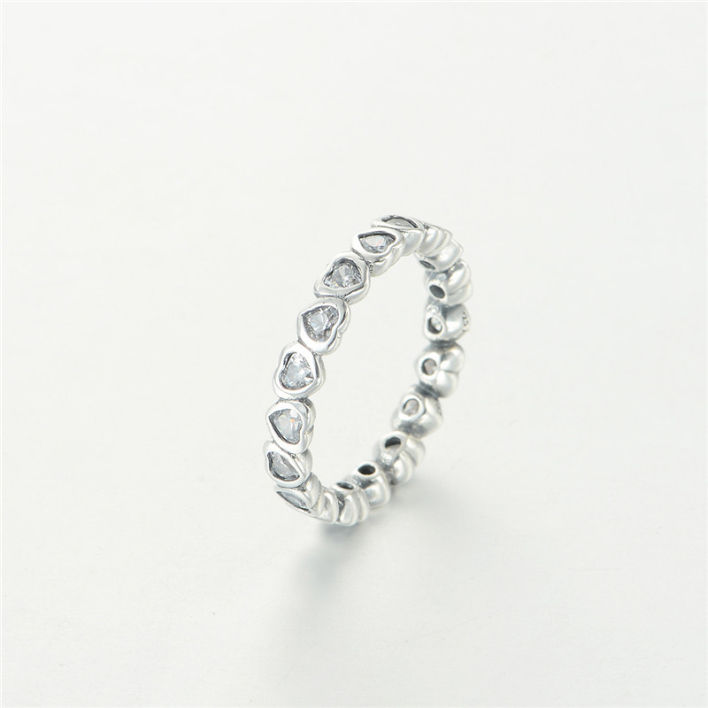 

Forever Love Rings Fits For Women original brand Style S925 Sterling Silver H9