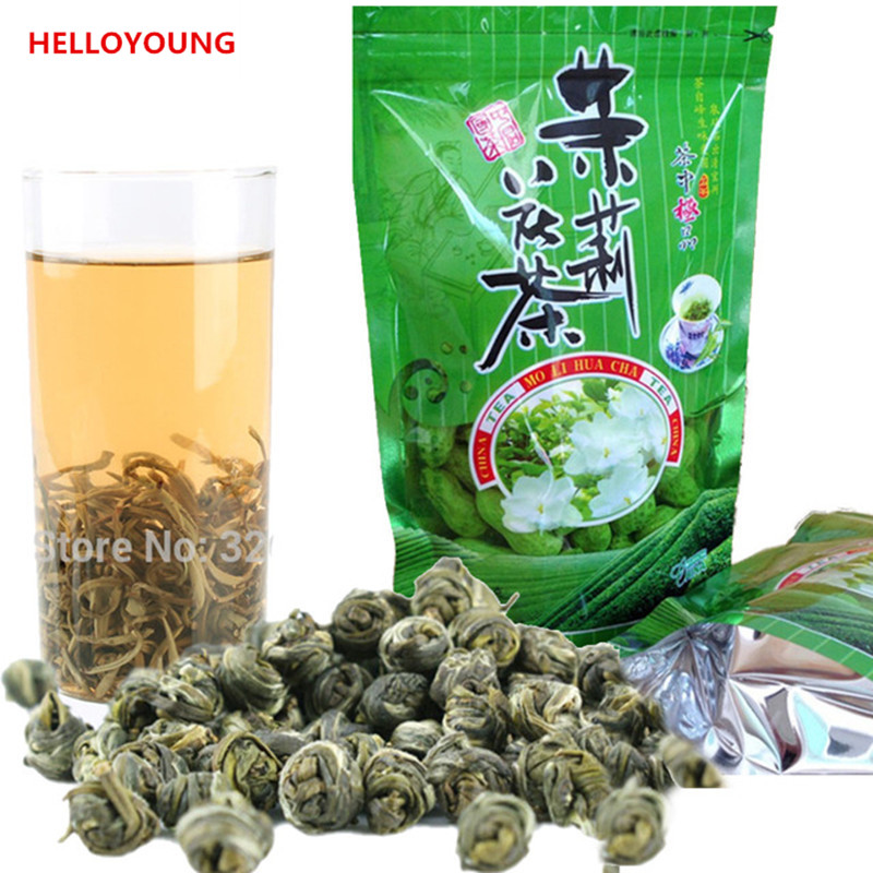 

100g Chinese Organic High Quality Jasmine Pearl Green Tea Health Care Raw Tea New Spring Tae vert Food Factory Direct Sales