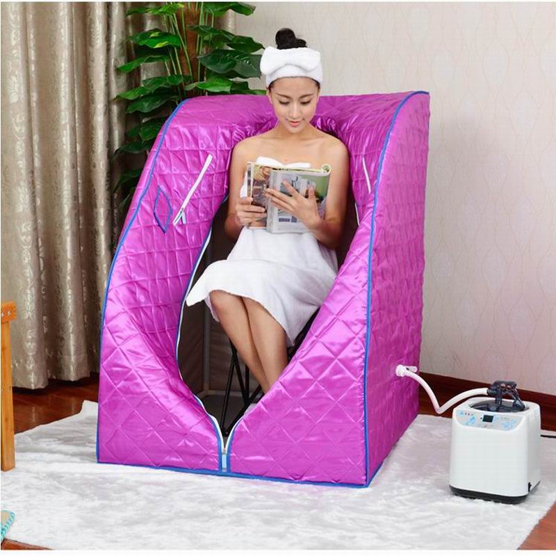 

Portable 2L Home Steam Sauna Spa Full Body Slimming Loss Weight Detox Therapy