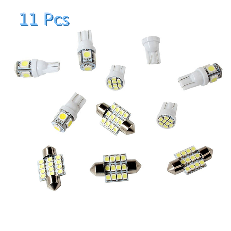T10 Luci laterali LED Lampadina Canbus Errore Bianco 27 LED SMD DRL lampada Indicatore di parcheggio per auto Auto Dashboard Dome piastra di targa interna Lampadina a cuneo