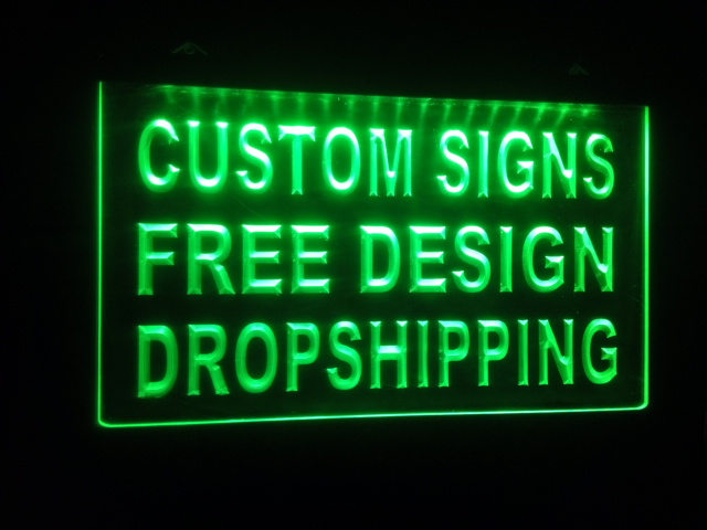 design your own custom Light sign hang sign home decor shop sign home decor