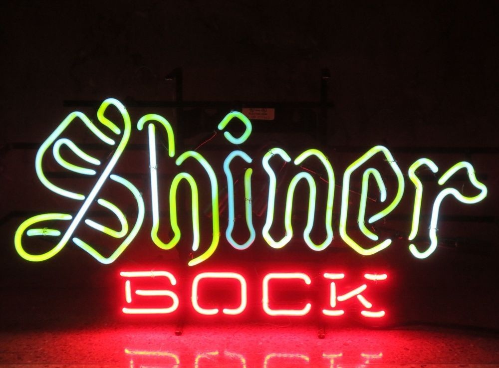 

Neon Light Sign. LED sign led bulb LOVE Neon Beer Sign Bar home Sign New Shiner Bock Beer Texas Handmade Neon