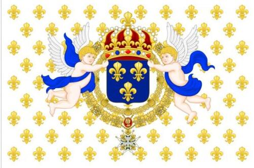 

Royal Standard of the King of France 1643-1765 Ensign Flag 3ft x 5ft Polyester Banner Flying 150* 90cm Custom flag outdoor