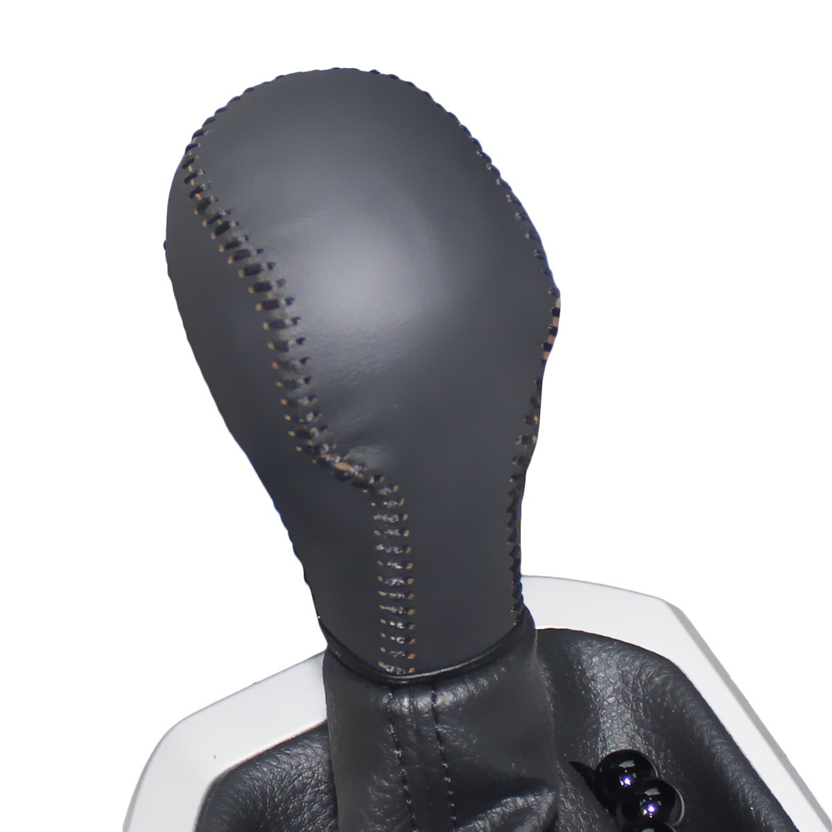 

Gear Covers Case for Citroen c-Elysee Manual Gear Shift Collars Genuine Leather Hand-stitched Cover DIY Car Styling