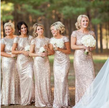 silver glitter bridesmaid dresses