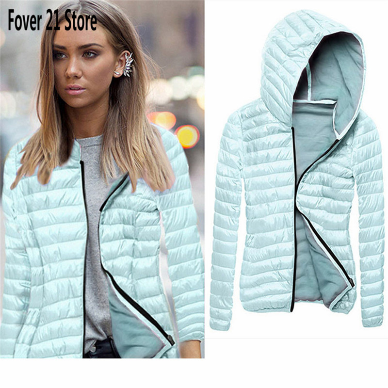 

Wholesale- Hot Sell Fashion Women Long Sleeve Winter Hooded Coat Zipper Jacket Free Shipping Wholesale, Black