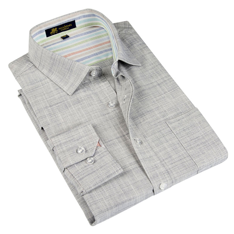 Wholesale- Men's Slim Fit Linen Long Sleeve Shirts New Arrival Fashion Design Men's Casual Business Shirts Summer Style