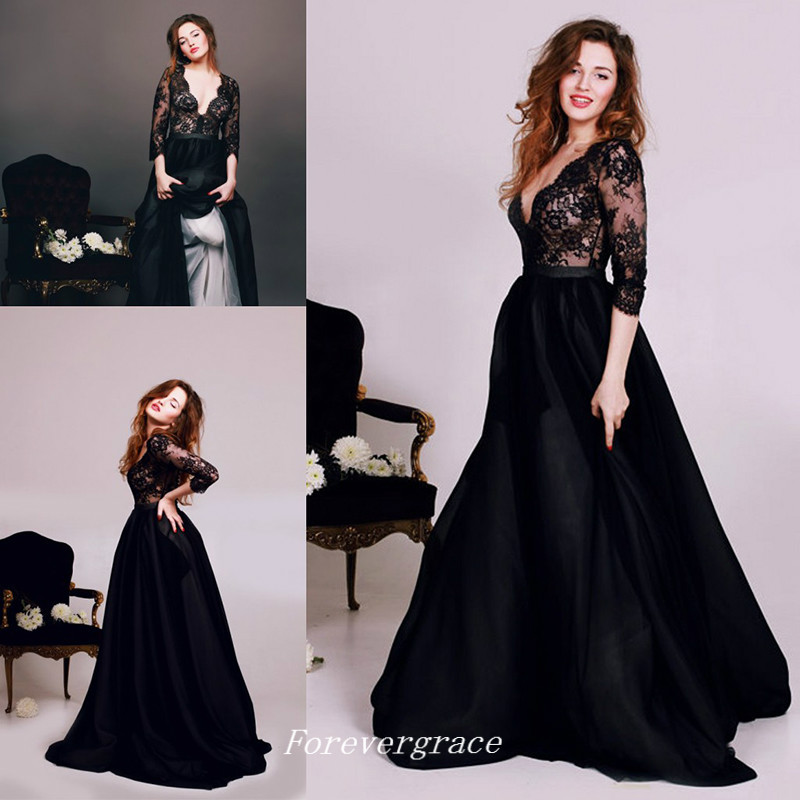 black colour party wear dresses