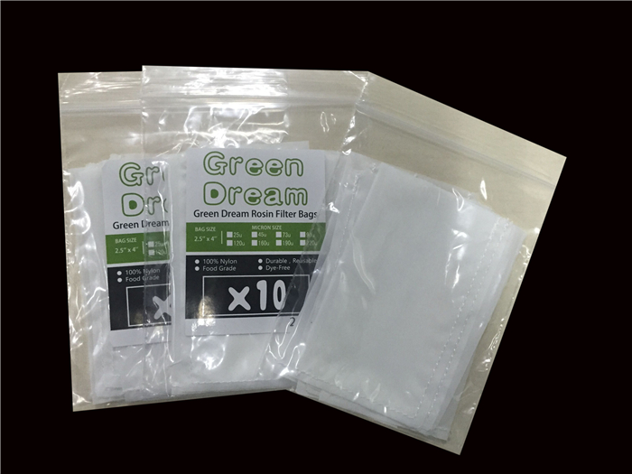

USD9.9 for 30pcs 25mic Green Dream Rosin Filter Bags - 2.5 x 4 inch