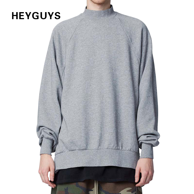 2017 HEYGUYS gris sweatshrits hommes de la mode de la rue portent des survêtement pour hommes ensemble hip hop sweat vêtements hommes hip hop ove