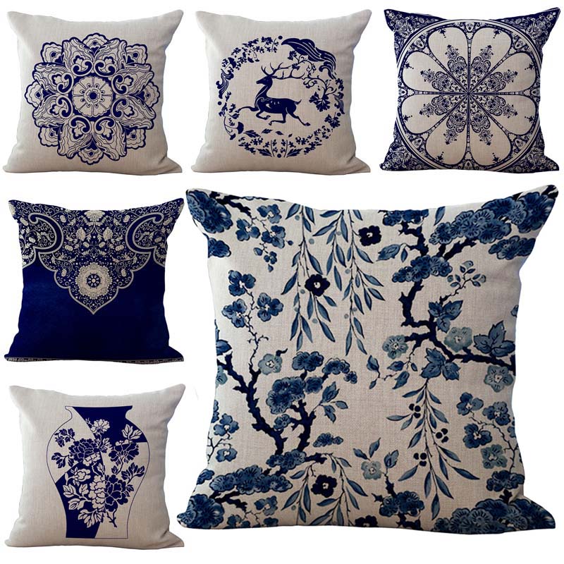 Blue octopus housses de coussin taies d/'oreiller home decor ou intérieur