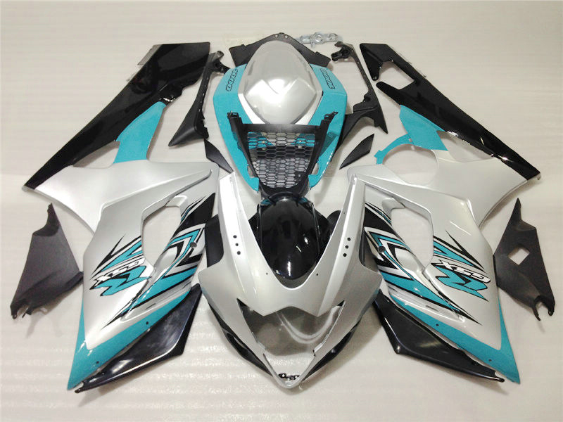 

Injection mold fairing kit for Suzuki GSXR1000 05 06 silver blue black fairings set GSXR1000 2005 2006 OT04, Same as picture