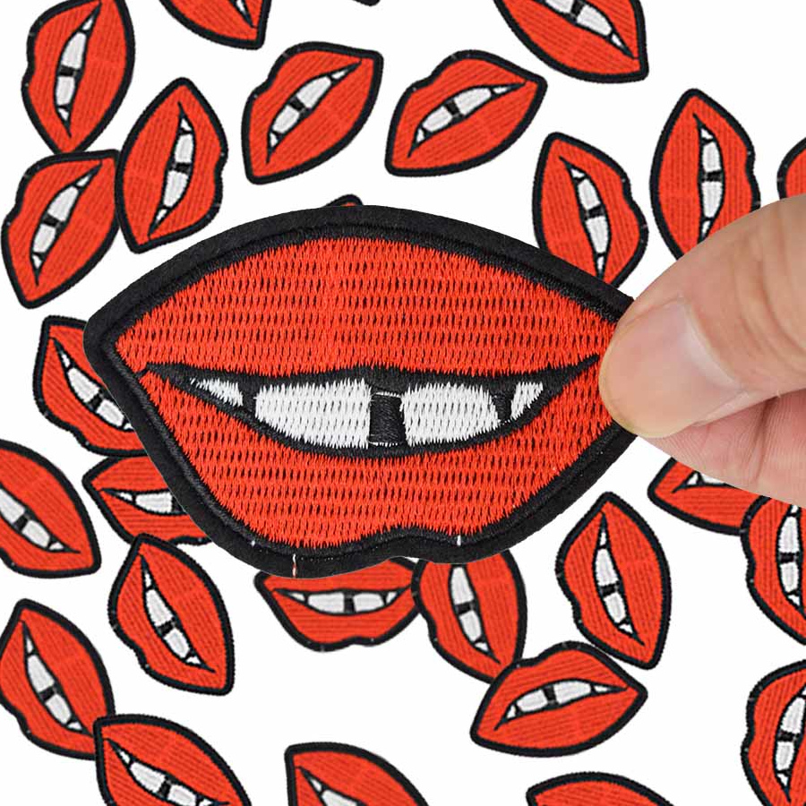 

Diy patches for clothing iron embroidered patch applique iron on patches sewing accessories badge stickers for clothes bag DZ083, Black