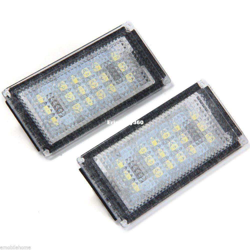 

White Light OBC Error Free 18 LED License Plate Light Lamp for BMW E46 2D 04 05 06