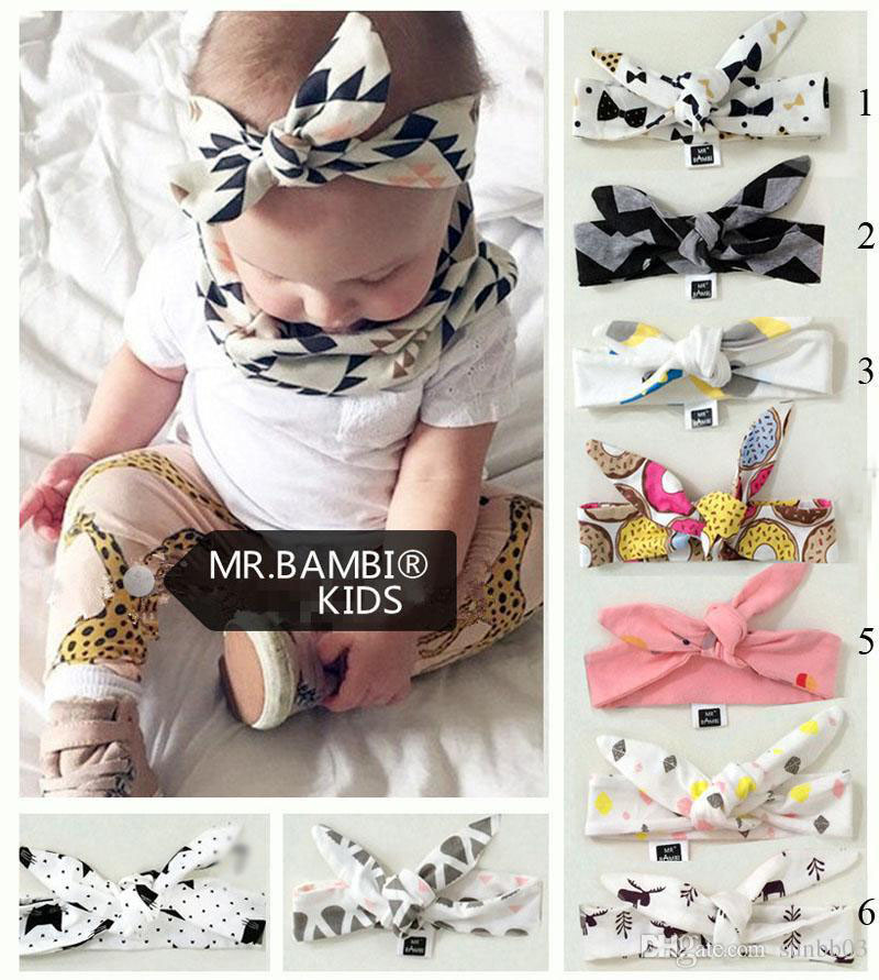 

Baby INS Bowknot Headbands Infant Fashion kids Ins Cute Bow Lovely Bowknot Headwrap Bowknot Knot Hair Band Children Accessories, As the picture