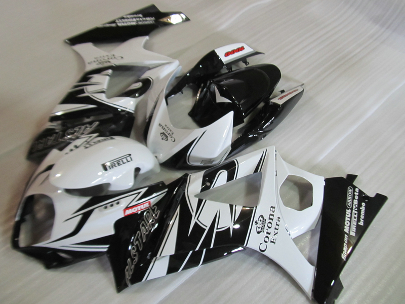 

ABS plastic fairing kit for Suzuki GSXR1000 07 08 white black fairings set GSXR1000 2007 2008 OT19, Same as picture