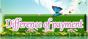Link for difference of payment