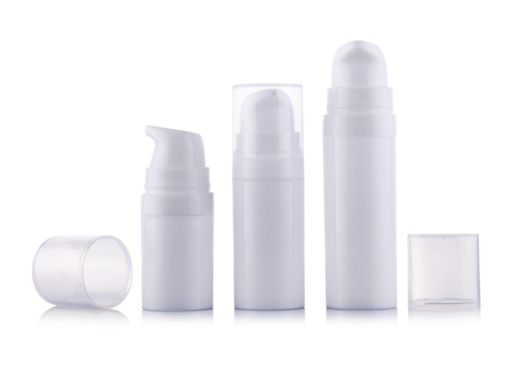 

5ml 10ml 15ml White Airless Bottle Lotion Pump Mini Sample and Test Bottles Vacuum Container Cosmetic Packaging