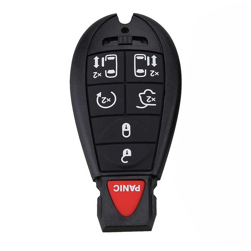 

Guaranteed 100% 7Buttons Insert Blade Keyless Remote Fob Key Car Shell Case For Chrysler Town Country Dodge Grand Caravan Free Shipping