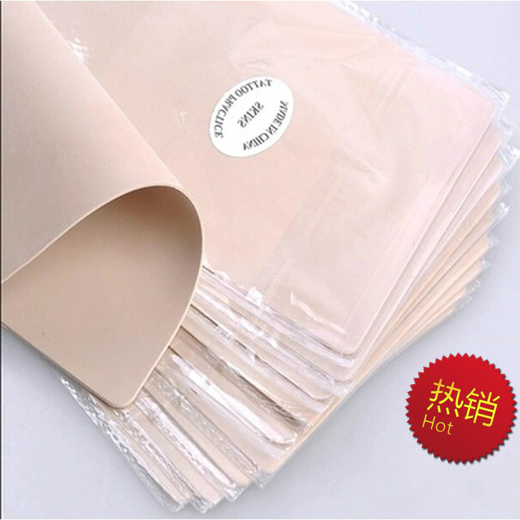

Wholesale- 1pcs Silicone material Tattoo Practice Skin Cosmetic Permanent Makeup Eyebrow Eye Practice Skin Munsu tool