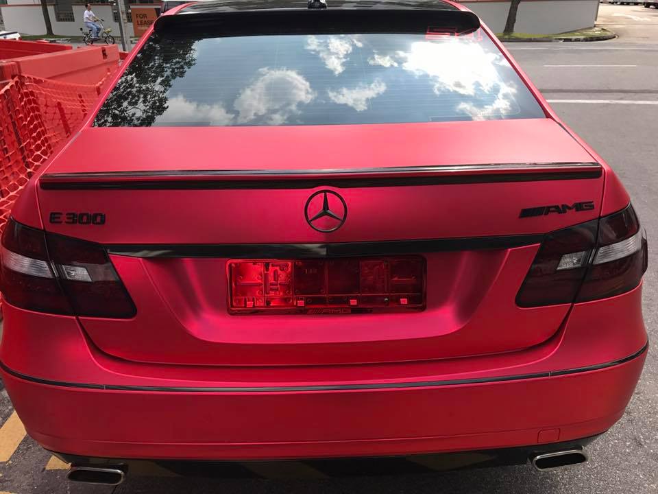 

ICE Red Matte Chrome Vinyl For Car Wrap with Air Bubble Free satin red Vehicle Wrap covering size 1.52x20m 5x67ft Roll
