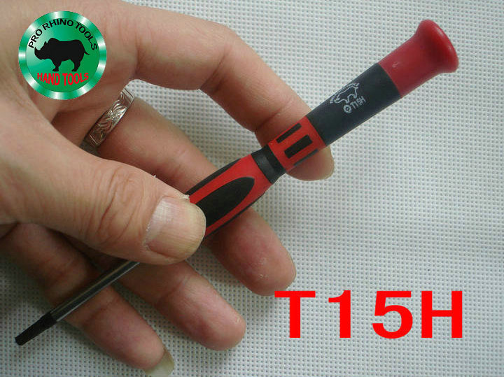 

Japan RHINO Brand DT-T15H T15 Torx Middle Hole Screwdriver High Carbon Steel Magnetic Precision Durable Repair Tools